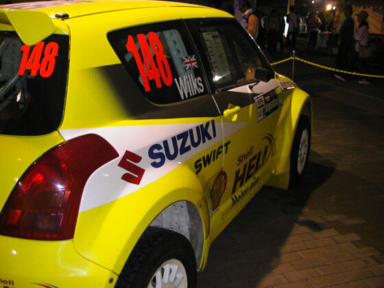 ラリージャパン2006 展示車　スイフトsuper1600 3